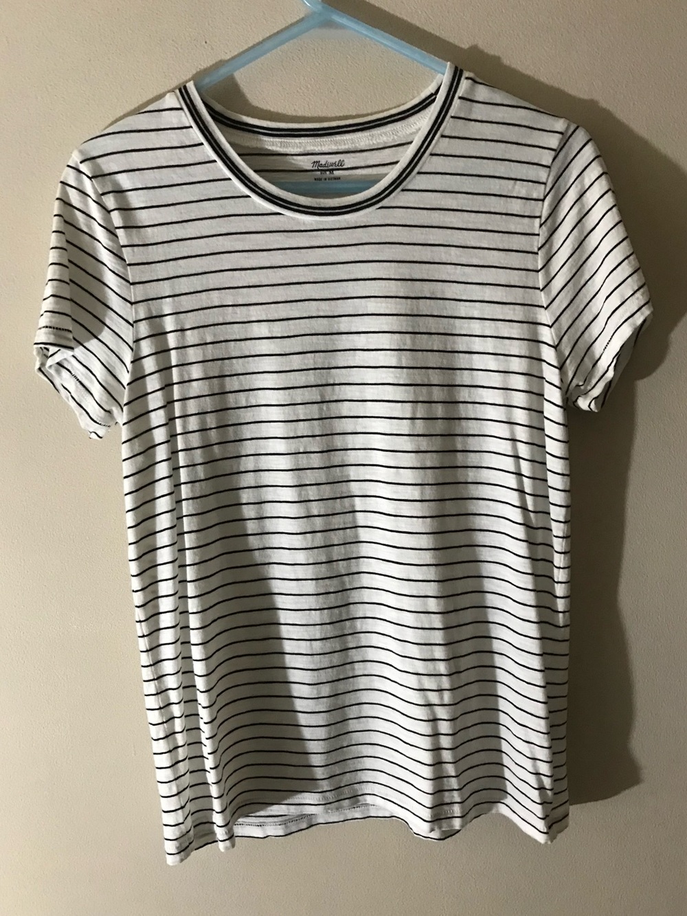 NWOT Madewell Cotton Striped Perfect Tee